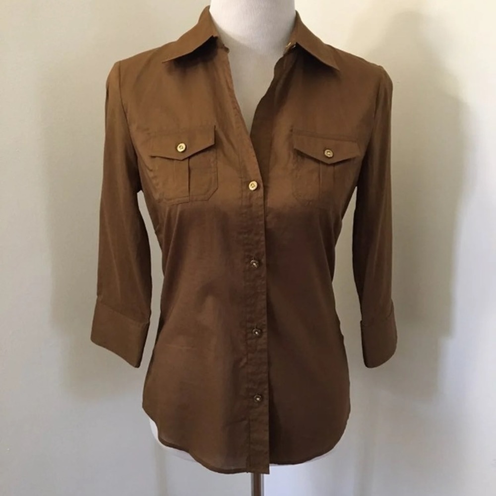 NWT Banana Republic Safari Style Blouse